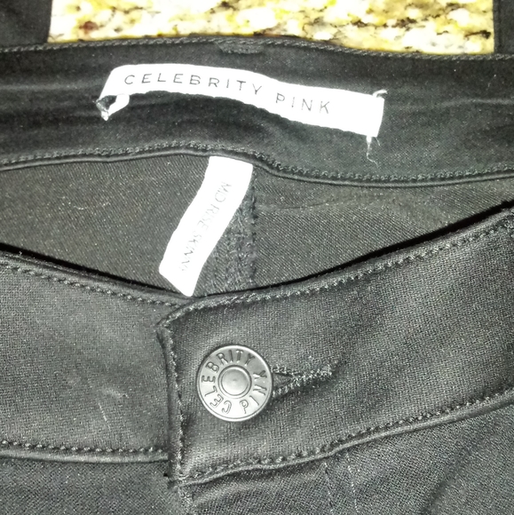 0107 Celebrity Pink Mid Rise Skinny Jeans - Picture 5 of 6